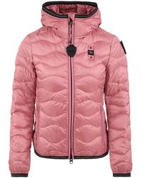 Blauer - Manteaux Rose - Lyst