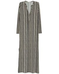 Siyu - V-Neck Long Sleeves Side Slits Baez Kaftan Dress - Lyst