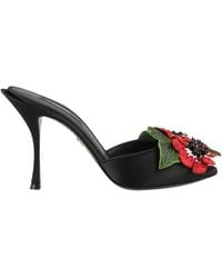 Dolce & Gabbana - Dolce y Gabbana Keira Mule Sandals - Lyst