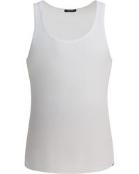 Tom Ford - Cotton And Modal Tank Top Tops White - Lyst