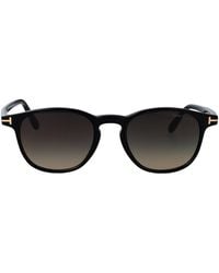 Tom Ford - Round Sunglasses Ft1302 01 B - Lyst