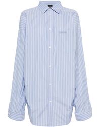 Balenciaga - À rayures avec un logo brodé - Lyst