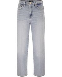 7 For All Mankind - Stovepipe Straight Ankle Jeans - Lyst