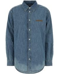 Miu Miu - Regular Solid Shirt - Lyst