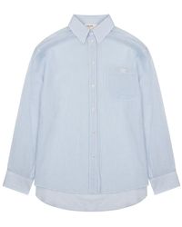 Celine - Striped Cotton Shirt For - Lyst