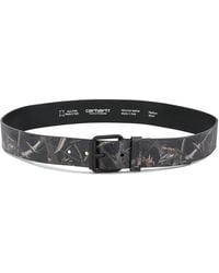 Carhartt - "Camo Feather Tree" Leather Belt - Lyst