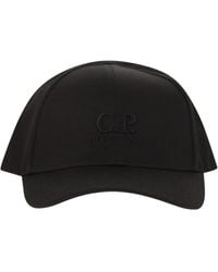 C.P. Company - CP -Firmenhut mit Visier und gestickten Logo - Lyst