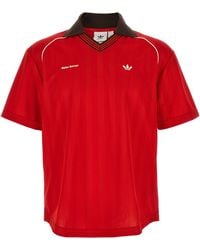 adidas Originals - Scarlet Jacquard Football T-Shirt - Lyst