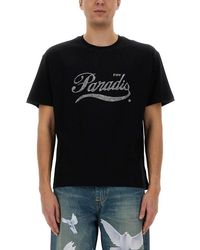 3.PARADIS - Crystal Logo T Shirt - Lyst