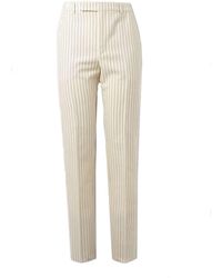 Celine - Wool Striped Pants - Lyst