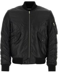 Saint Laurent - Nylon Bomber Jacket - Lyst