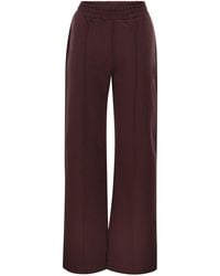 Dondup - Wide Leg Sweatpants With Logo - Lyst