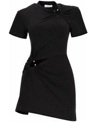 Rabanne - Asymmetric Cutout Mini Dress - Lyst