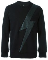 Neil Barrett - Flash Design Sweatshirt - Lyst