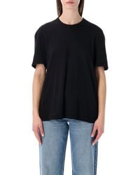 James Perse - T-Shirts und Polos Schwarz - Lyst