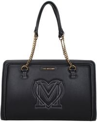 Love Moschino - Liebe Moschino -Umhängetaschen Frauen Polyurethan schwarz - Lyst