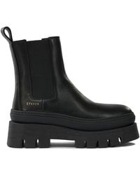 COPENHAGEN - Leather Pull-On Ankle Boots - Lyst