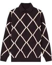 Emporio Armani - Argyle Trui - Lyst