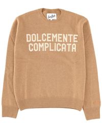 MC2 Saint Barth - Graphic Crew Neck Sweater - Lyst