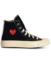 CONVERSE x COMME des GARÇONS PLAY - Heart' Canvas Sneakers - Lyst