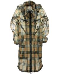 Burberry - Cowbit Vintage Check Mesh Trench - Lyst