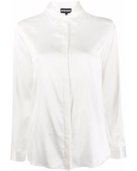 Emporio Armani - Seidenhemd - Lyst