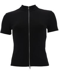 Alexander Wang - Rashguard Mock Neck Top - Lyst
