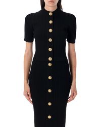 Balmain - Pulls noirs - Lyst