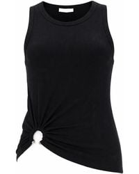 Rabanne - Sleeveless Draped Mini Dress - Lyst