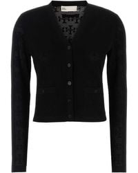 Tory Burch - Viscose Blend Cardigan - Lyst