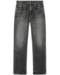 Versace - Jeans Met Logopatch - Lyst