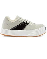 Palm Angels - Suede Logo Sneakers - Lyst