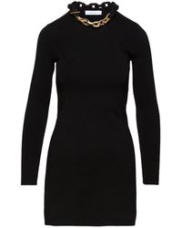 Rabanne - Robe Mini Long Sleeve Kleid - Lyst