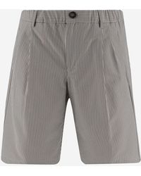 Herno - Striped Short Hosen - Lyst