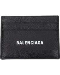 Balenciaga - Portadocumenti Uomo Pelle Nero - Lyst