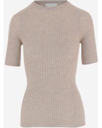 Sa Su Phi - Cashmere Blend Ribbed T Shirt - Lyst