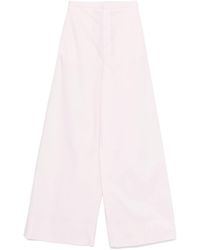 forte_forte - Bci Cotton Popline Essential Flared Pants Clothing - Lyst