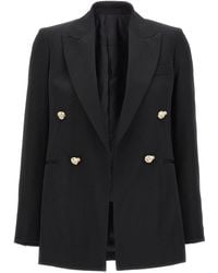 Lanvin - Double Breast Jewel Buttons Blazer Jacket - Lyst