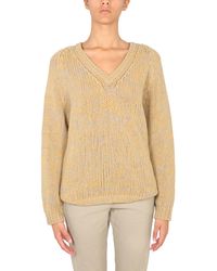 Aspesi - V-Neck Sweater - Lyst
