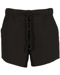 Ganni - Solid Shorts - Lyst