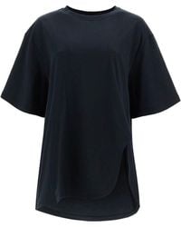 The Attico - T Shirt Oversize Con Spacco-Donna - Lyst