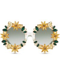 Dolce & Gabbana - Crystal Sunglasses - Lyst