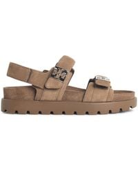 Tory Burch - 'Mellow Sport' 'River Rock' Suede Sandals - Lyst