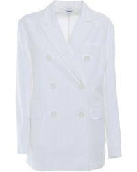Aspesi - Tailored Double-Breasted Blazer With Notched Lapel - Lyst