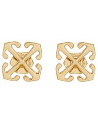 Off-White c/o Virgil Abloh - Earrings Arrow Mini Brass - Lyst