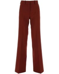 Quira - Bordeaux Wool Pant - Lyst