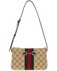 Gucci - Gg Fabric Shoulder Bag - Lyst