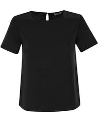 Weekend by Maxmara - Wkdgilbert Satin And Jersey T Shirt - Lyst