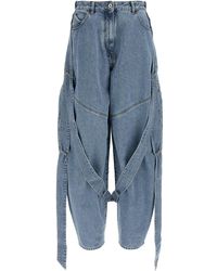 The Attico - De Attico -tape Jeans - Lyst