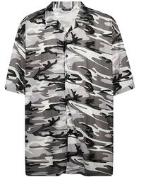Balenciaga - Chemise à imprimé camouflage - Lyst